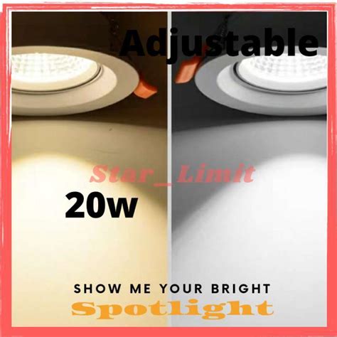 Jual Lampu Sorot Cob Spot Light Downlight Led Spotlight W W