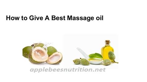 How To Give A Best Massage Oil