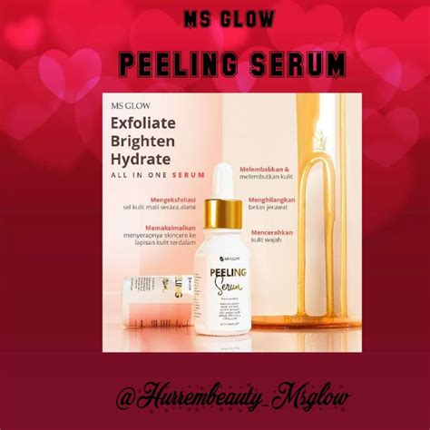 Jual MS Glow Peeling Serum 100 Original Shopee Indonesia