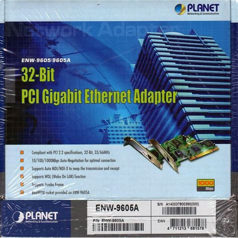 Сетевая карта PLANET ENW-9605 Ethernet 1000 Мбит/с. Новая! (ID ...