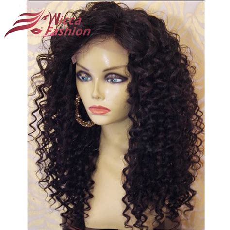 Mongolian Kinky Curly Human Hair Wig For Black Women 180 Density Afro