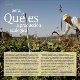 Conoce Y Vive La Agricultura Ecol Gica Pdf