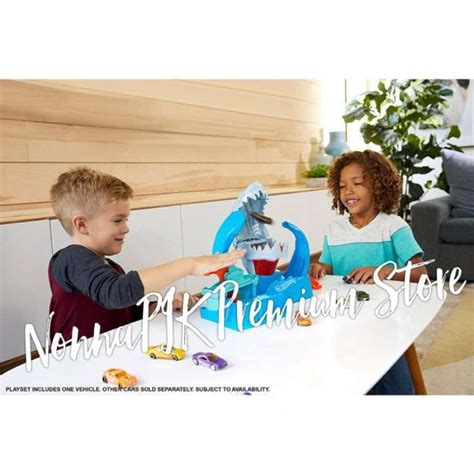 Promo Hot Wheelsâ City Color Shifter Shark Jump Play Set Diskon di Seller Qairina Store