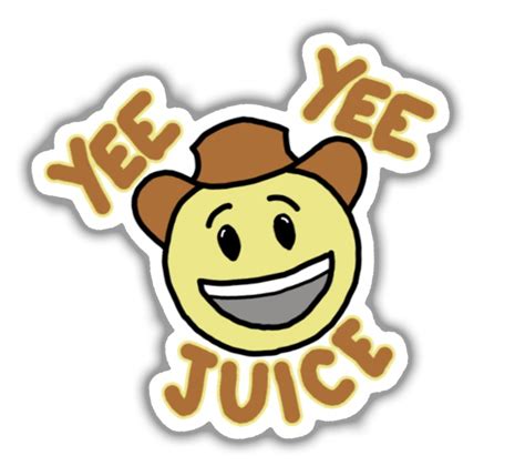 Yee Yee Juice Old Town Road Sticker Tiktok Merch Tiktokmerch