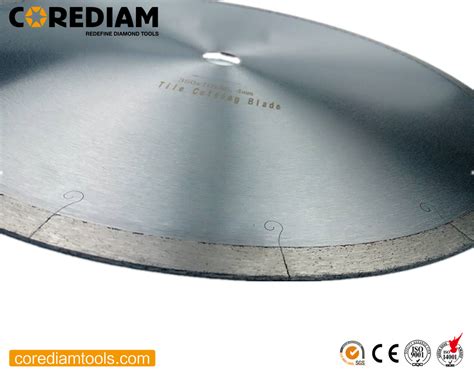 Continuous Rim Blade With Silent Cutting Slot For Ceramic Tile Diamond