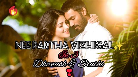 Nee Partha Vizhigal Song With Tamil Lyrics In 3moonu Youtube