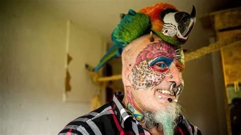 Man Who Chopped Off Own Ears To Look Like His Parrot Has Bizarre New Name Mirror Online