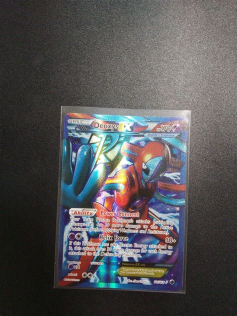 Pokemon TCG Deoxys EX Full Art Ultra Rare Black White 9 Plasma