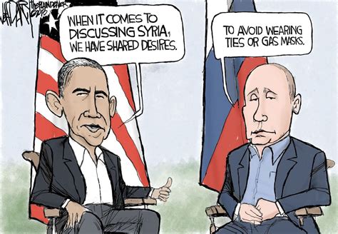 Chilly Obama-Putin Syria summit: Editorial cartoon - cleveland.com