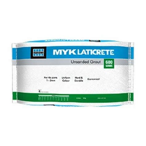 Myk Laticrete Unsanded Grout Series Bag Kg At Rs Bag In Nashik