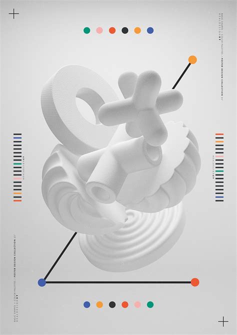 Basic Shapes Poster Design Collection 23 Behance