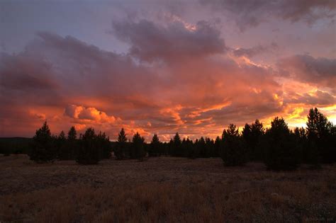 Big Sky Sunset West Yellowstone Mt West Yellowstone Montana