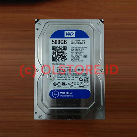 Jual WD Blue 500GB - HDD Internal SATA 3.5 inch - Harga, Spesifikasi ...