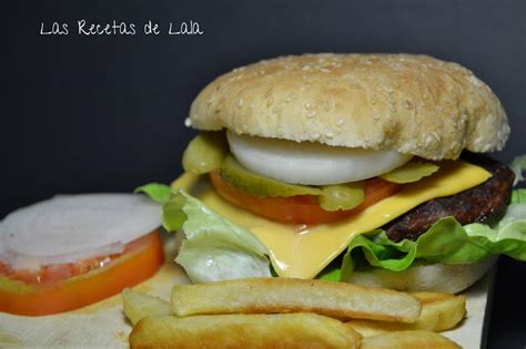 Las Recetas De Lala Hamburguesa Con Patatas Fritas