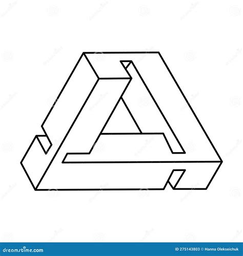 Forma Ottica Forma Di Illusione Figure Geometriche Impossibili Arte