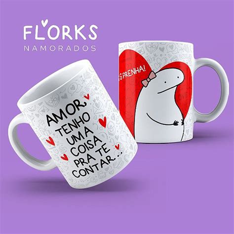 Caneca Dias Dos Namorado Flork 003 1 Amor Tenho Uma Coisa Para Te