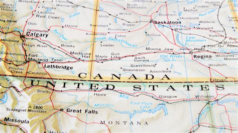 Map Of Us Canada Border Crossing Locations - United States Map