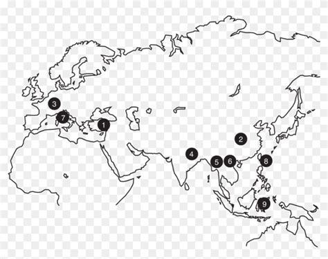 A Map Depicting Nine Possible Pig Domestication Centres - Pig ...