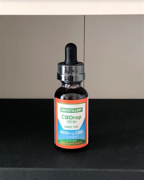 Cbdistillery Ahhh Distilled Cbd Oil For Relief And Relaxation Isolate