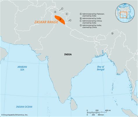 Zaskar Range | Map, Location, & Facts | Britannica