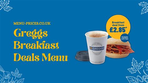 Greggs Breakfast Deals Uk