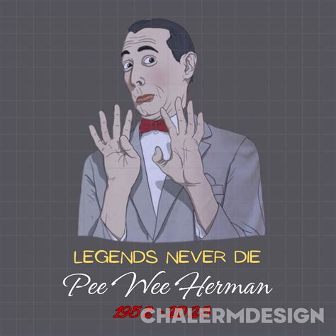 Rip Pee Wee Herman Png S Jambi Png Music Vintage Retro Pee Etsy