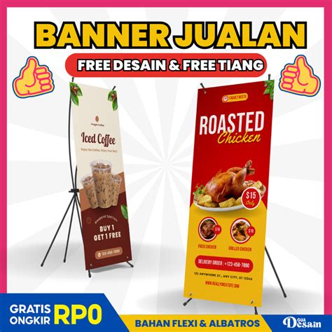 Jual Spanduk Banner Jualan Murah X Banner Jualan Bisa Request