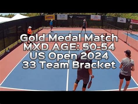 Gold Medal Match MXD Age 50 54 Pickleball US OPEN 2024