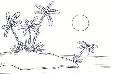 Beach clipart black white Vectors & Illustrations for Free Download ...