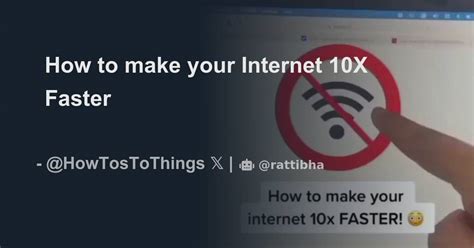 How To Make Your Internet X Faster Thread From Interesting Stem