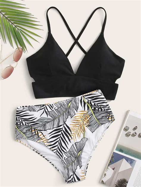 Striped Knot High Waisted Bikini Swimsuit Artofit