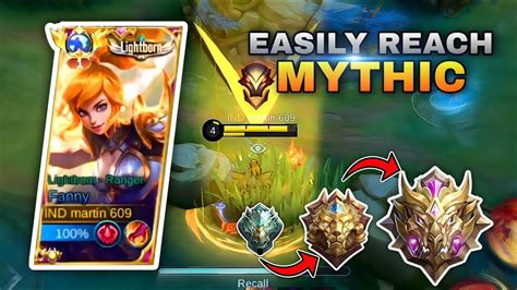 This Is How To Reach Easily Mythic Using Fanny Fanny Best Emblem Set