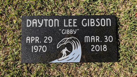 Custom Single Grave Marker Portfolio — Brown Memorials