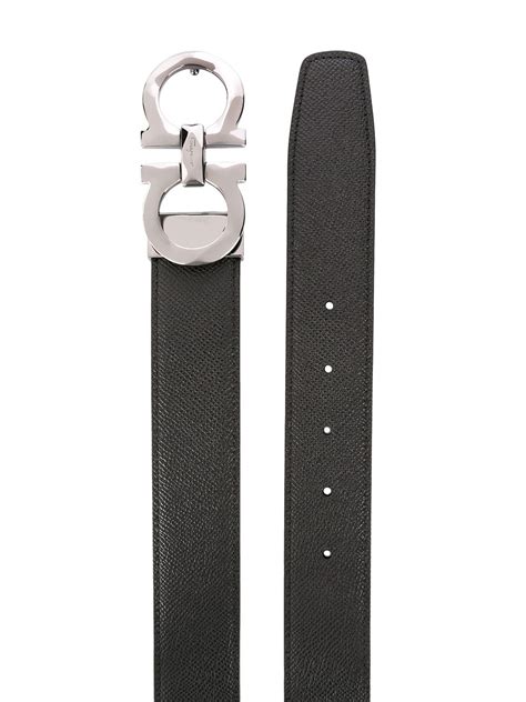 Ferragamo Reversible Gancini Belt Black Farfetch Ca