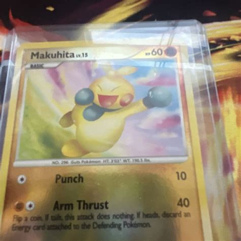 Makuhita Diamond Pearl Great Encounters Pokemon Card Holo Ebay