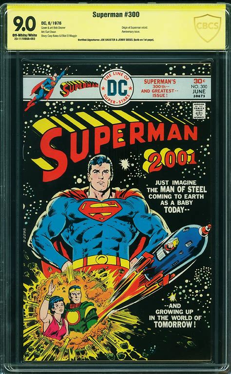 Superman Comic Book Sale Cbcs Vfnm Cbcs Verified Signature