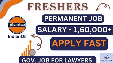 Vacancy For Freshers Reminder Iocl Law Officer Recruitment