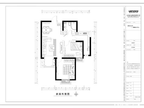 二居室平面布置图土巴兔装修效果图