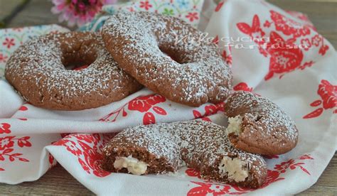 Ciambelle Di Frolla Alla Nutella Ripiene Al Cocco