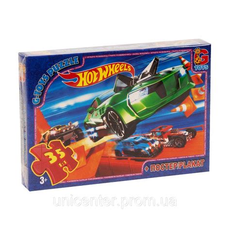 Пазлы Hot Wheels 35 элементов плакат Gtoys FW700 8139989 742 ID 2419023102 цена 103