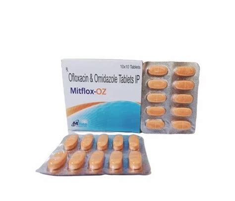 Ofloxacin Mg Ornidazole Mg Tablet At Rs Box Saril Tablets