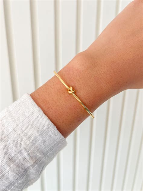 Bracelete Nó Dourado Comprar em YSY Acessórios