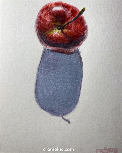 Final, Apple Still Life by Me : r/Watercolor