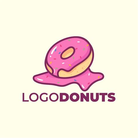 Premium Vector | Logo donuts