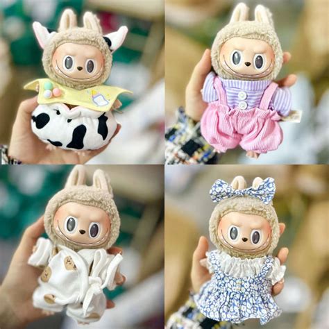 Super Fan Cm Labubu Time To Chill Filled Doll Clothes Cos Gift