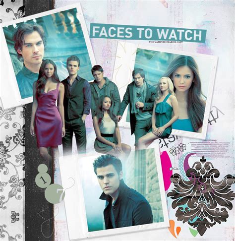 Vampire Diaries Cast - The Vampire Diaries Fan Art (12886181) - Fanpop