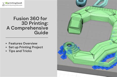 Fusion 360 for 3D Printing: A Comprehensive Guide - 3DprintingGeek