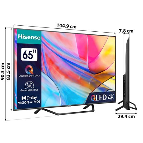 Telewizor HISENSE 65A7KQ 65 QLED 4K VIDAA Dolby Atmos Dolby Vision