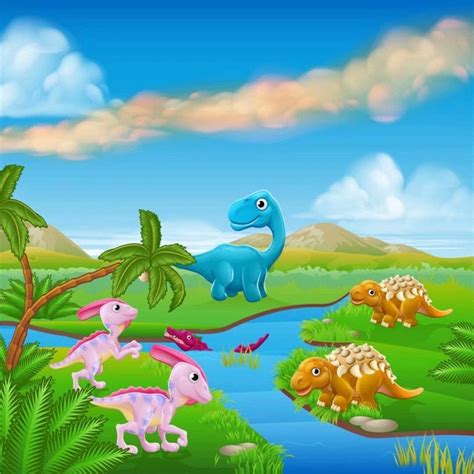 Baby Dinosaur Background