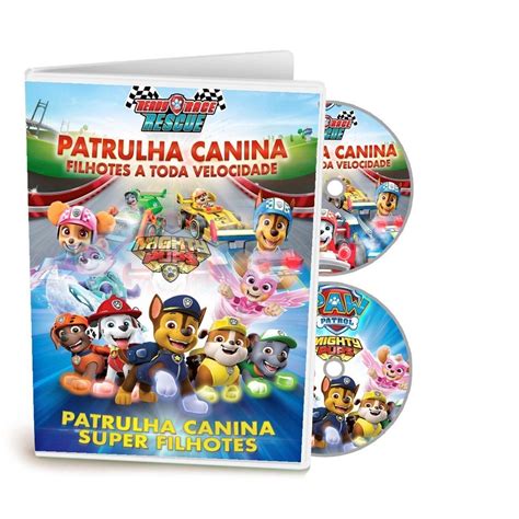 Patrulha Canina Filhotes A Toda Velocidade - Dvd Patrulha Canina Super Filhotes + A Toda Velocidade 2 Dvd | Shopee ...